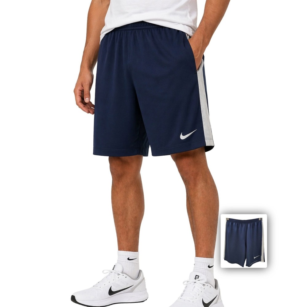 Nike‎ Dri-FIT Athletic Shorts Mesh Panel Lightweight Gym Running Sporty M